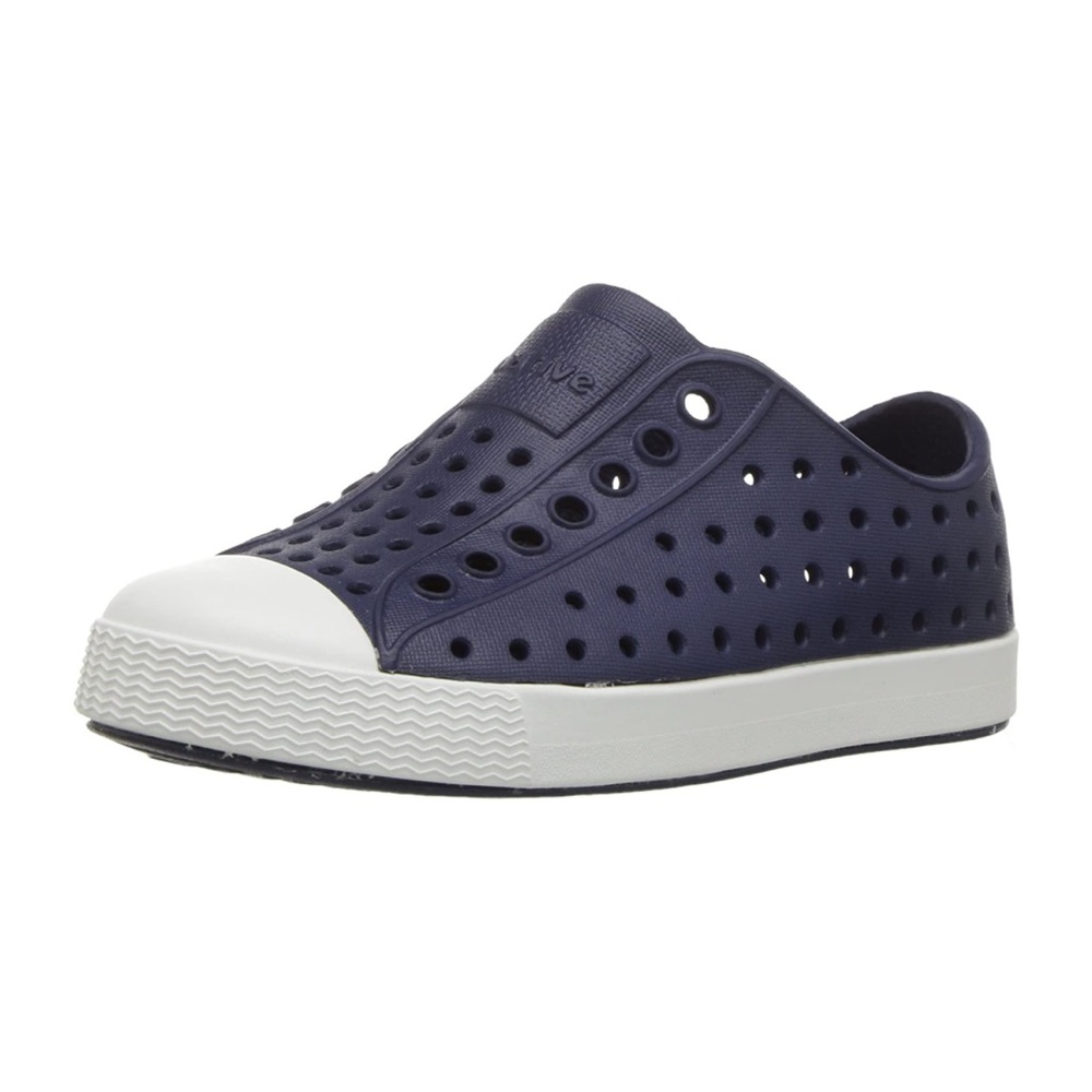 Native Shoes Jefferson Baby/ Toddler Slip-on Shoe Regatta Blue Shell White Sz 6 - Picture 7 of 7